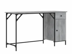 Clicnbuy Mesa De Ordenador | Escritorio ordenador madera ingeniería Sonoma 131x48x75 cm