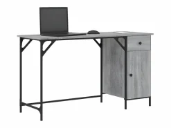 Clicnbuy Mesa De Ordenador | Escritorio ordenador madera ingeniería Sonoma 131x48x75 cm