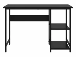 Clicnbuy Mesa De Ordenador * Escritorio para ordenador de MDF y metal 105x55x72 cm Negro