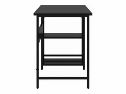 Clicnbuy Mesa De Ordenador * Escritorio para ordenador de MDF y metal 105x55x72 cm Negro