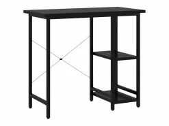 Clicnbuy Mesa De Ordenador | Escritorio para ordenador de MDF y metal 80x40x72 cm