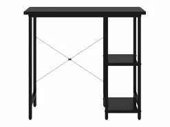 Clicnbuy Mesa De Ordenador | Escritorio para ordenador de MDF y metal 80x40x72 cm