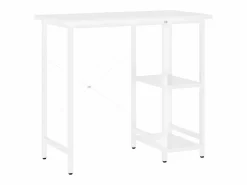 Clicnbuy Mesa De Ordenador | Escritorio para ordenador de MDF y metal 80x40x72 cm