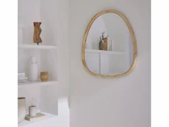 Espejo de madera de abeto decorativo de pared, 75cm natural < Sweeek Sale