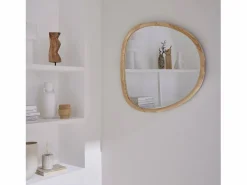 Espejo de madera de abeto decorativo de pared, 75cm natural < Sweeek Sale