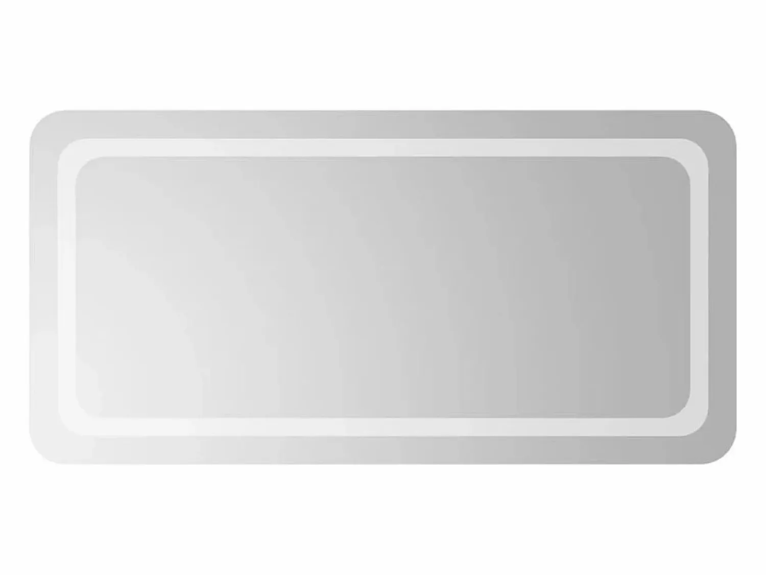 Accesorios De Cuarto De Baño|Espejo De Cuarto De Baño * Espejo de baño LED 50x100 cm Transparente