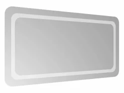 Accesorios De Cuarto De Baño|Espejo De Cuarto De Baño * Espejo de baño LED 50x100 cm Transparente