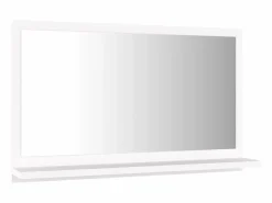 Accesorios De Cuarto De Baño|Espejo De Cuarto De Baño * Espejo de baño madera contrachapada 60x10,5x37 cm ES209204 Blanco