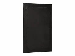 Accesorios De Cuarto De Baño|Espejo De Cuarto De Baño * Espejo de baño 50x70x2,5 cm madera maciza de mango y cristal Negro