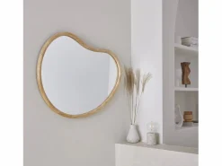 Espejo de madera de abeto decorativo de pared, 95cm natural < Sweeek Hot