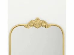 Accesorios De Cuarto De Baño|Espejo De Cuarto De Baño * Espejo de pared barroco, marco decorativo de metal, , 60x87,5 cm Dorado