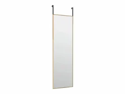 Accesorios De Cuarto De Baño|Espejo De Cuarto De Baño * Espejo de puerta 30x100 cm Cristal y aluminio Dorado