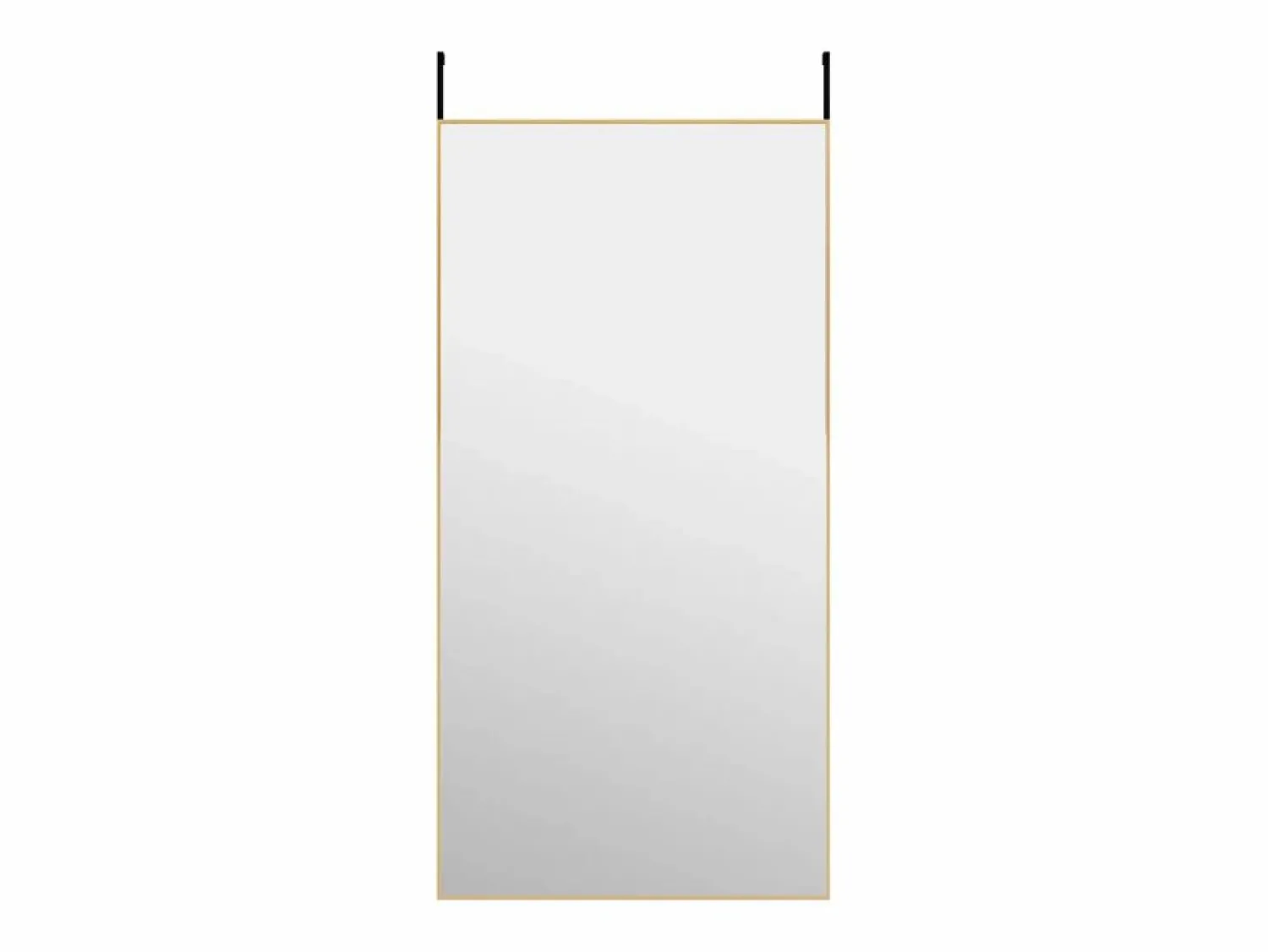Accesorios De Cuarto De Baño | Espejo de puerta 50x100 cm Cristal y aluminio