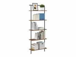 Clicnbuy Librería * Estante de libros Madera vieja 60 x 24 x 168 cm Marru00f3n
