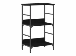 Clicnbuy Librería * Estante de libros Roble 50x33x188.5cm Negro