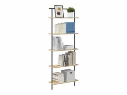 Clicnbuy Librería * Estante de libros Roble Sonoma 60 x 24 x 168 cm Marru00f3n