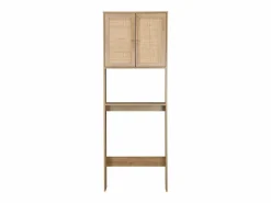 Estante mueble de wc decorada en madera y caña natural < Sweeek Hot
