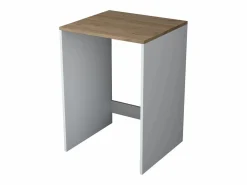 Calicosy Mueble Para Lavadora | Estantería para lavadora acabado blanco y nogal H91,8 cm - JUNE