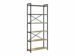 Estantería Roble Sonoma 80 x 30 x 188 cm Madera contrachapada < Clicnbuy Clearance