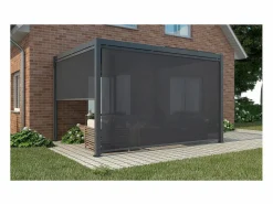 Estor enrollable para pérgola - 277 x 204 cm - Antracita < Habitat et jardin Clearance
