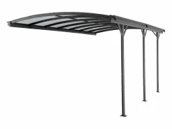 EXPERTLAND Cochera | Extensión para cenador de aluminio - 1 coche - 15,15 m² - - BARESA