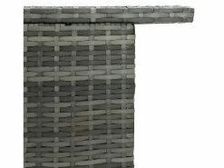 Farid Mesa alta de jardín ratán sintético 120x55x110 cm < Garden Furniture Outlet