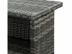 Farid Mesa alta de jardín ratán sintético 120x55x110 cm < Garden Furniture Outlet