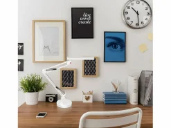 AKUNADECOR Lámpara De Escritorio | Flexo De Sobremesa Hematites Articulado