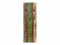 Folker Percheros de pared 2 uds madera maciza reciclada 36x3x110 cm < Garden Furniture Best