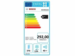 Frigorífico Combinado 376L Frío Ventilado Inox 70cm KGV58VLEAS < BOSCH Hot