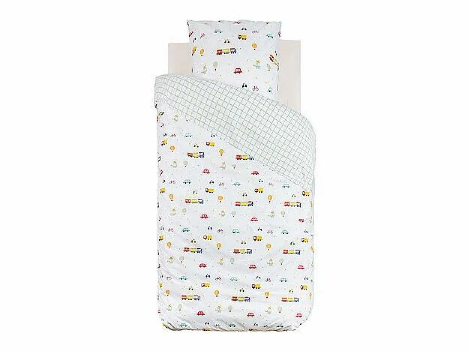 Atmosphera for Kids Ropa De Cama|Juego De Sábanas | Funda nórdica algodón blanco 0.5x140x200 cm