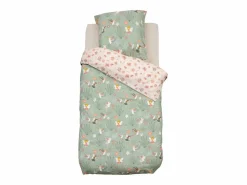 Atmosphera for Kids Ropa De Cama|Juego De Sábanas * Funda nórdica algodón verde 0.5x140x200 cm Multicolor