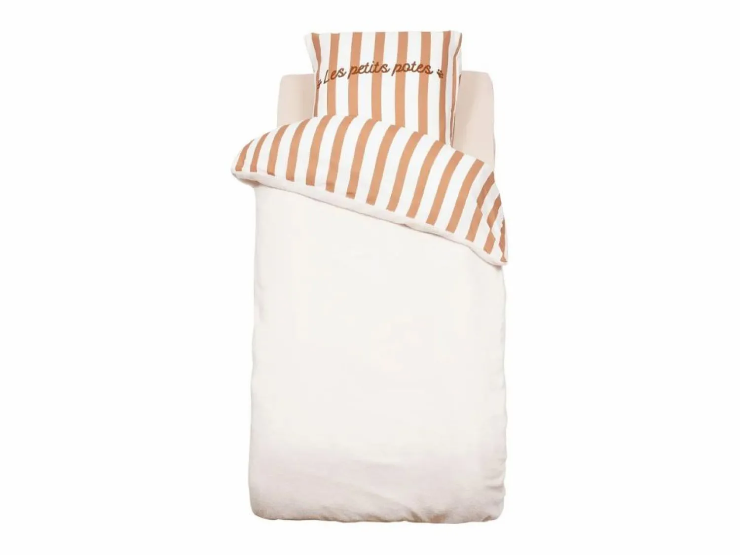 Atmosphera for Kids Ropa De Cama|Juego De Sábanas | Funda nórdica reversible blanco 90x190cm