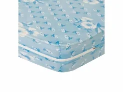 Cambia tus muebles Protector De Colchón | Funda de colchón elástica de 135x190x25 cm con cremallera reforzada en color azul Alba
