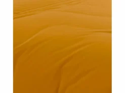 Funda nórdica de algodón de 57 hilos 240x220 cm LISO mostaza, por < Soleil d'ocre New