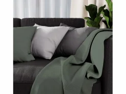 Soleil d'ocre Colcha, Edredón | Funda para cama o sofá 180x220 cm ADELE caqui, por