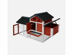 Gallinero de madera con corral para 3 gallinas < Sweeek Discount