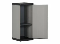 - Armario de jardín con 1 estante y negro 35x40x85 cm < Garden Furniture Online