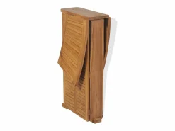 - Mesa de bar plegable de madera teca maciza 155x53x105 cm < Garden Furniture Discount