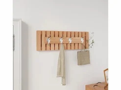 - Perchero de pared madera maciza de nogal 42x8,5x14 cm < Garden Furniture Discount