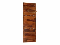 - Perchero de madera maciza de acacia 118x40 cm < Garden Furniture