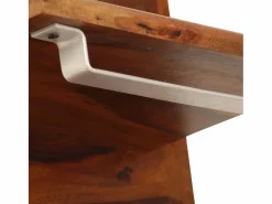 - Perchero de madera maciza de acacia 118x40 cm < Garden Furniture