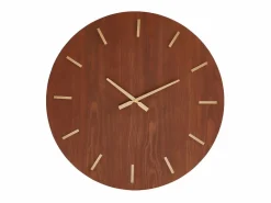 Gran reloj de pared chapado en madera de fresno ARTURO - D. 70 cm - Marrón < OZAIA Clearance