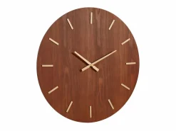 Gran reloj de pared chapado en madera de fresno ARTURO - D. 70 cm - Marrón < OZAIA Clearance