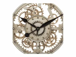 Atmosphera Reloj De Pared * Gran Reloj de Pared de Metal Dorado D 70 cm Soul - Silencioso y de Moda Negro
