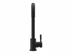 Vente-unique Grifo De Cocina * Grifo de cocina de acero inoxidable - mate - ROMILY Negro