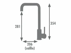 Grifo Monomando Cocina Kiloo Oro Rosa PVD, Cartucho Cerámico Ø35 mm, Caño Móvil, Ahorro de Agua < Rousseau Clearance