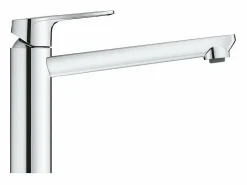 Bauloop Mezclador de cocina giratorio Caño bajo cromado < GROHE Hot