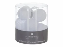 Atmosphera Guirnalda Luminosa * Guirnalda led PVC 165x6cm Blanco