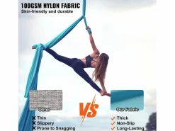 Hamaca De Yoga Aéreo SucceBuy 5,5 Metros, Nailon, , Kit Completo Para El Fitness < New